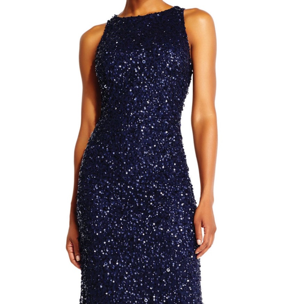 Gorgeous Navy Adrianna Papell Dress